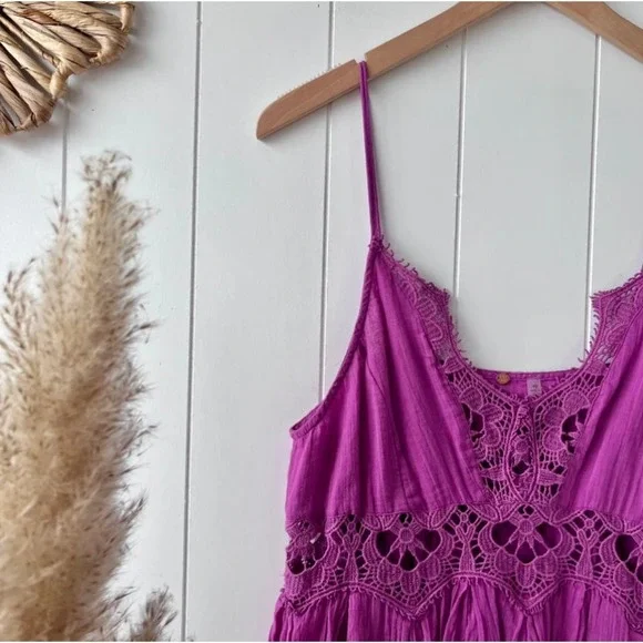 Free People Purple Mini Dress - Picture 3 of 5